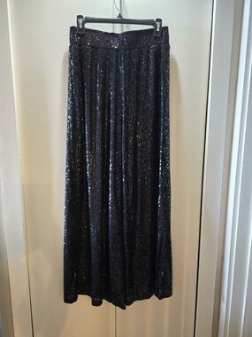 Black Sequin Pants